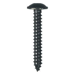 RONDE BREDE PLAATSCHROEF MET ZESKANTKOP ZWART ZINK Ø 4,8 X 32 mm NFE 25-655
