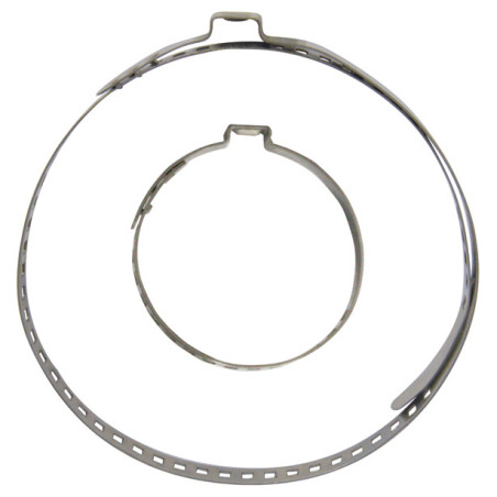 JEU DE COLLIERS À OREILLE Ø 25 → 110 mm POUR SOUFFLET DE CARDAN
