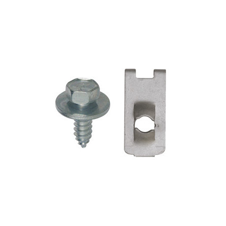 JEU DE VIS TH Ø 6,3 X 19 mm  AVEC  CLIP-ÉCROUS À PINCER