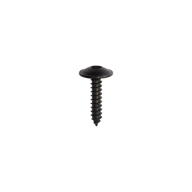 RONDE BREDE PLAATSCHROEF MET ZESKANTKOP ZWART ZINK Ø 4,2 x 19 mm BINNEN- EN BUITENBEKLEDING