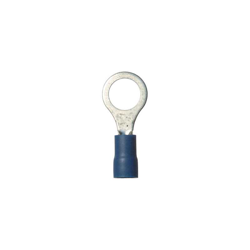 VERSTEVIGDE, VOORGEÏSOLEERDE, RONDE KABELSCHOEN  Ø 8 mm (1 → 2,5 mm²)