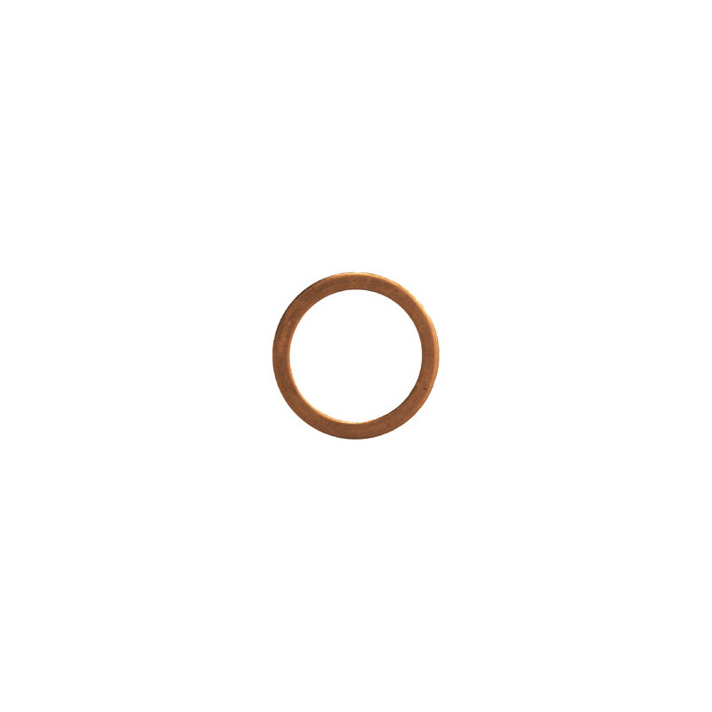 JOINT DE BOUCHON DE VIDANGE Ø 12 X 16 X 1,5 mm CUIVRE PLAT