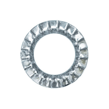 EXTERNAL SERRATED WASHER Ø 14 X 24 mm NFE 27-624 EXTERNAL SERRATED