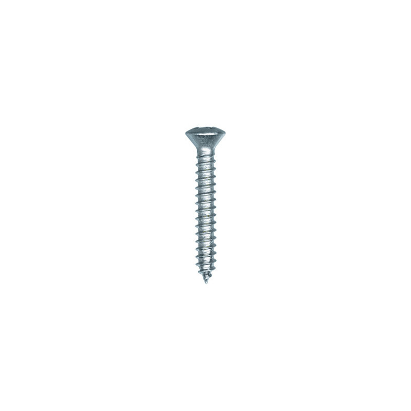 ZINC PLATED POZIDRIV RAISED COUNTERSUNK HEAD SELF TAPPING SCREW Ø 3,5 X 25 mm DIN 7983