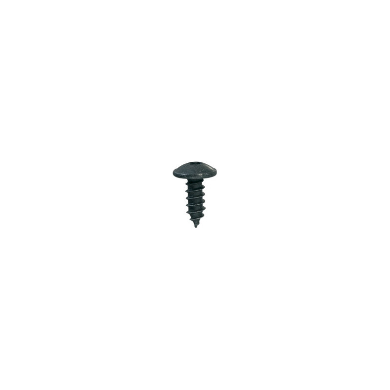 RONDE BREDE PLAATSCHROEF MET ZESKANTKOP ZWART ZINK Ø 3,5 X 9.5 mm NFE 25-655