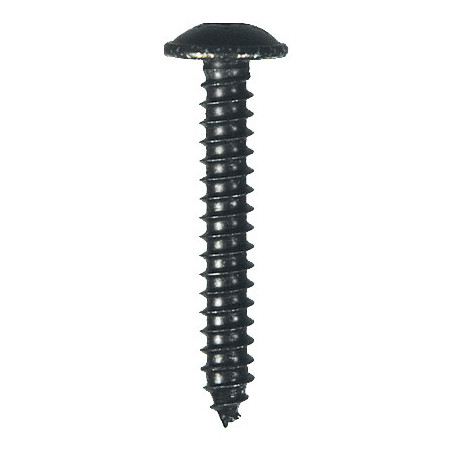 HALBRUNDKOPF-BLECHSCHRAUBEN ZN SCHWARZ BRÜNIERT Ø 4,8 X 32 mm NFE 25-655