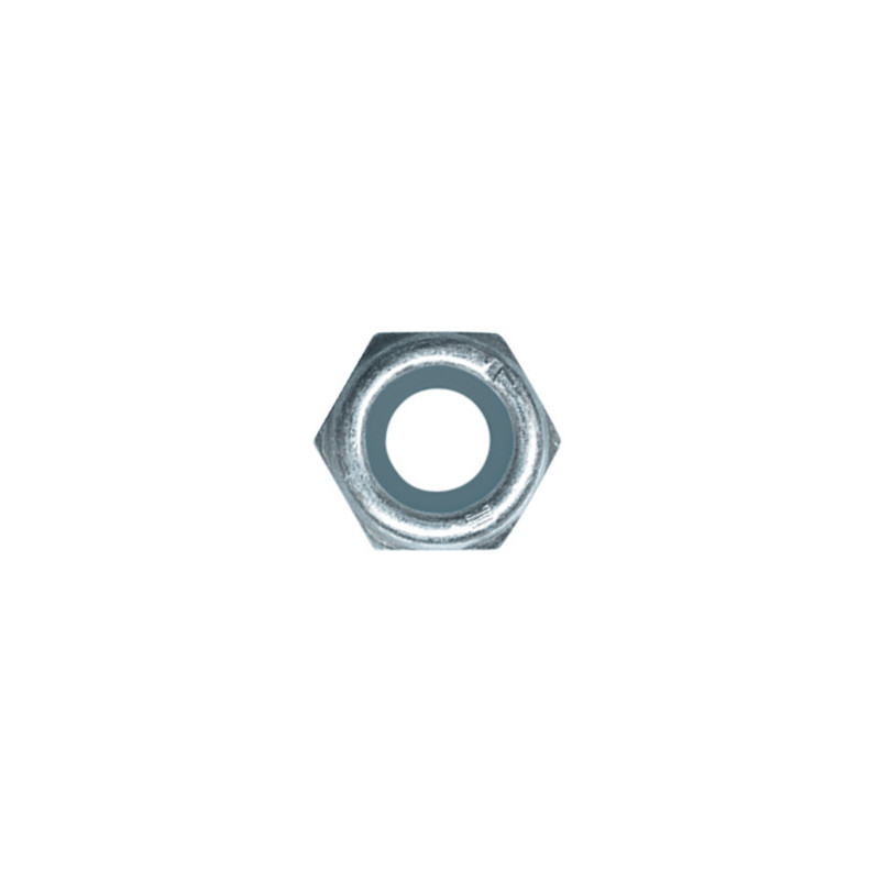 GRADE 10 SELF LOCKING NUT WITH NYLON INSERT M10-1.25 DIN 982