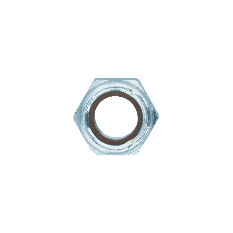 ZELFTAPPENDE ZESKANTMOER MET NYLON RING CL8 M14-2.00 DIN 982