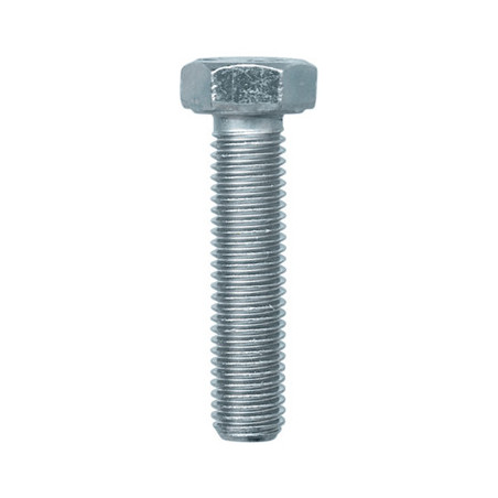 GRADE 8.8 ZINC PLATED HEXAGON HEAD SCREW M7-1.00 X 30 mm DIN 933