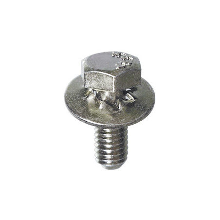 MASCHINENSCHRAUBE AUßENSECHSKANT 8.8 MIT SCHEIBE M6-1.00 X 16 mm