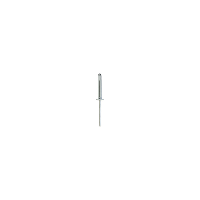 WHITE SPREADING RIVET Ø 4 X 25 mm NUMBERPLATE