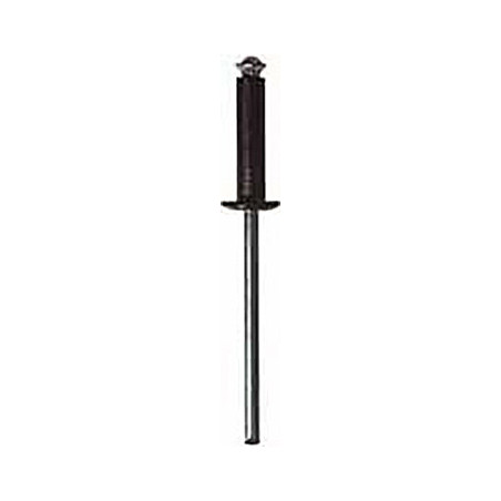 BLACK PEELED RIVET Ø 4 X 12 mm