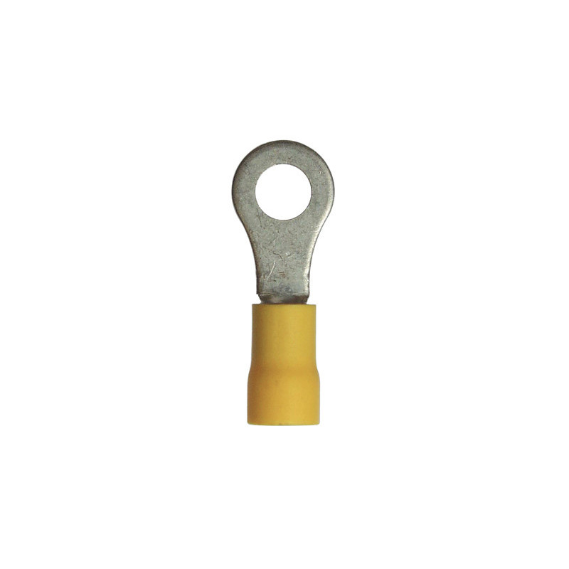 UNREINFORCED PRE-INSULATED ROUND TERMINAL Ø 6 mm (2,6 → 6 mm²)