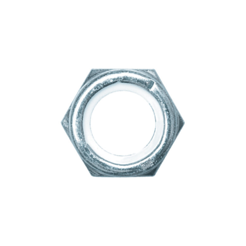 ÉCROU HEXAGONAL AUTO-FREINÉ À BAGUE NYLON CL8 M20-1.50 DIN 985