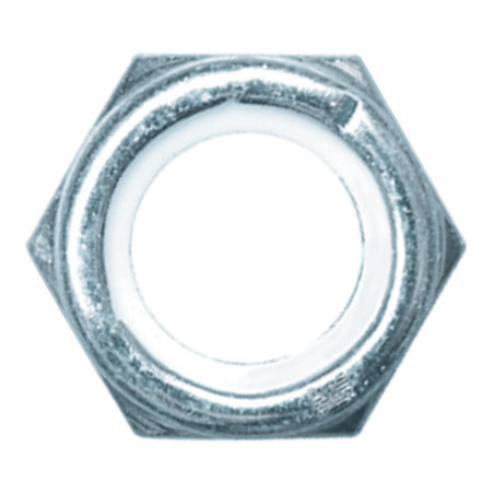 ÉCROU HEXAGONAL AUTO-FREINÉ À BAGUE NYLON CL8 M20-1.50 DIN 985