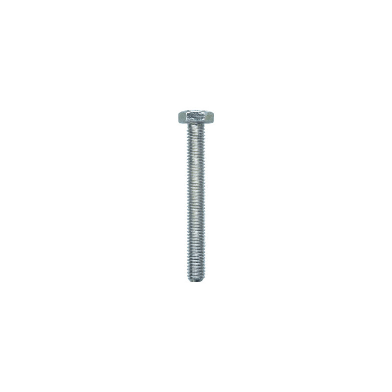 VIS À MÉTAUX TÊTE H CL8.8 ZN BLANC M6-1.00 X 50 mm DIN 933