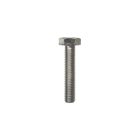 GRADE 8.8 ZINC PLATED HEXAGON HEAD MACHINE SCREW M10-1.50 X 50 mm DIN 933