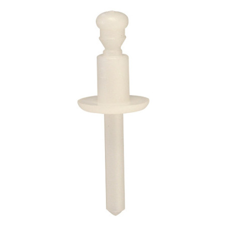 PLASTIC KLINKNAGEL  Ø 6 → 6,5 mm WIELBEHUIZING / SPATLAP