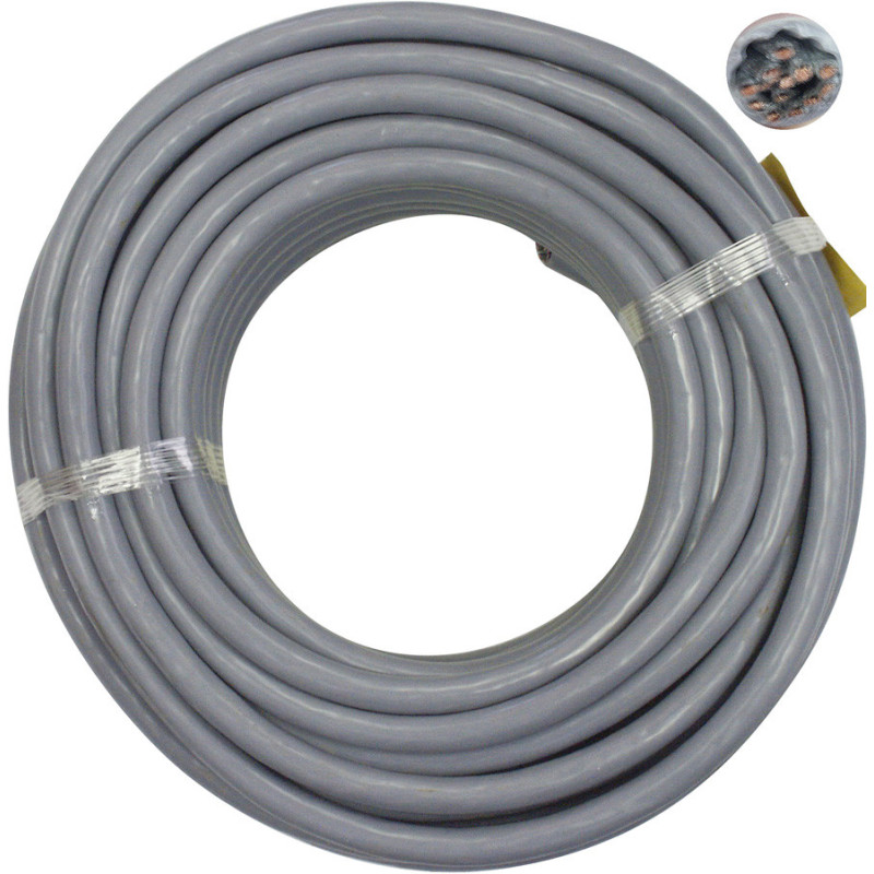COURONNE DE 25 MÈTRES DE CÂBLE ÉLECTRIQUE 13 X 1 mm² MULTICONDUCTEURS