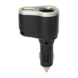 CIGARETTE LIGHTER ADAPTATOR 12V 1 USB OUTING + 1 ACCESSORY