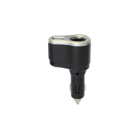 ADAPTATEUR ALLUME-CIGARE 12V 1 SORITE USB + 1 ACCESSOIRE