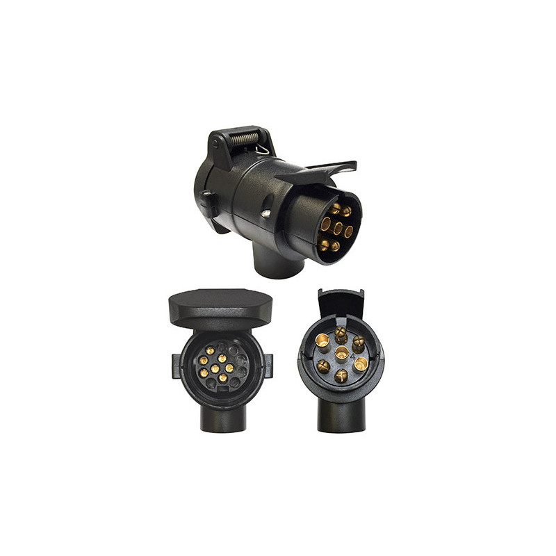 ADAPTATEUR LONG 7 → 13 BROCHES POUR ATTELAGE