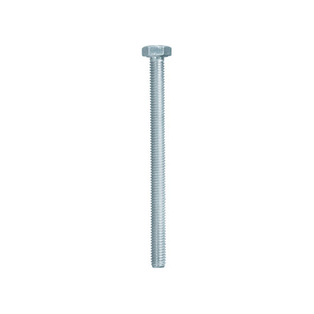GRADE 8.8 ZINC PLATED HEXAGON HEAD MACHINE SCREW M6-1.00 X 80 mm DIN 933