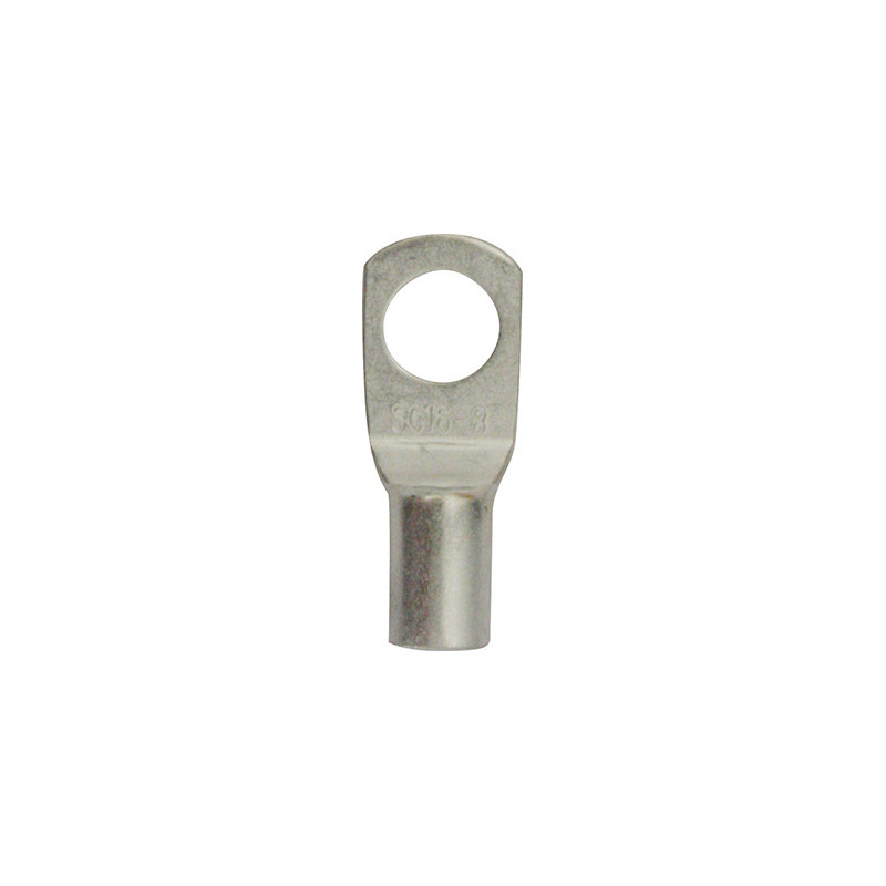 SCHWEIßBARER FLACHVERBINDER MIT RUNDAUFNAHME Ø 8,4 mm (16 MM²)