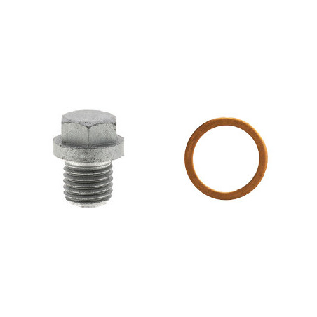 BOUCHON DE VIDANGE M12-1,50 X 12 mm AVEC JOINT NON ASSEMBLÉ