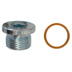 BOUCHON DE VIDANGE M18-1,50 X 12 mm AVEC JOINT NON ASSEMBLÉ