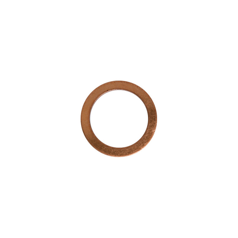 JOINT DE BOUCHON DE VIDANGE Ø 16,2 X 21,9 X 1,5 mm CUIVRE PLAT