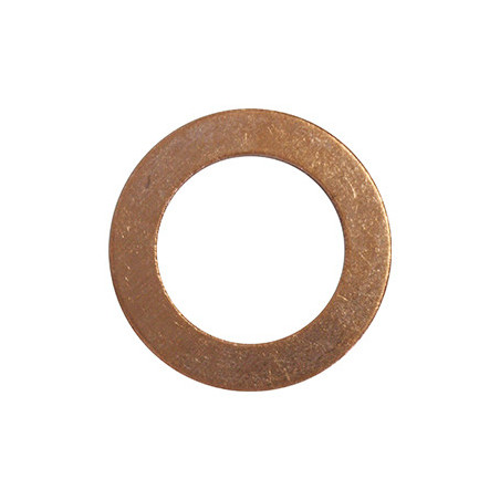 JOINT DE BOUCHON DE VIDANGE Ø 14 X 22 X 1,5 mm CUIVRE PLAT