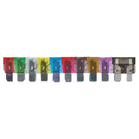 SET STANDAARD PLATTE ZEKERINGEN 2 A → 40 A