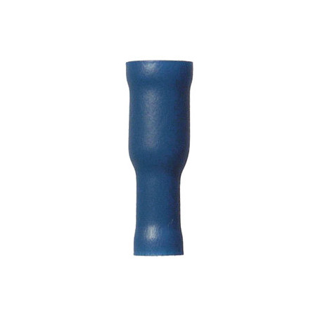 UNREINFORCED FEMALE INSULATED CYLINDRICAL TERMINAL Ø 4 mm (1 → 2,5 mm²)