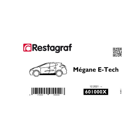 Kit de Fixations pour moulures de bas de caisse MEGANE E-TECH 12.2021 →