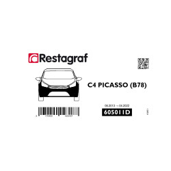 Fasteners kit for front bumper C4 PICASSO (B78) All versions 06.2013 → 07.2022
