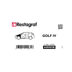Befestigungssatz für frontflügel GOLF IV Alle versionen 01.1998 → 06.2006