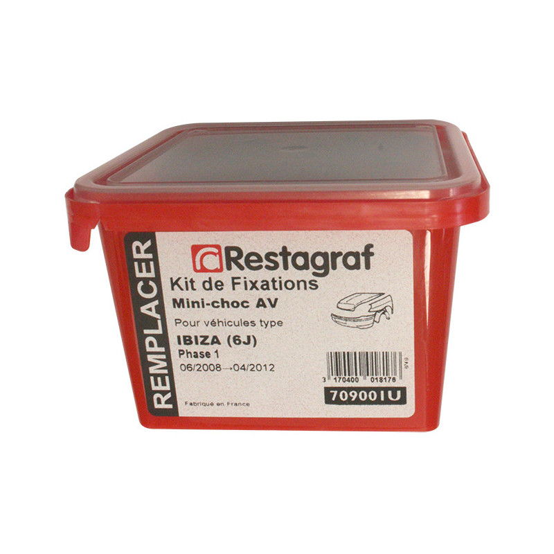 Kit de Fixations pour Mini-choc AV IBIZA (6J) Phase 1 06.2008 → 04.2012