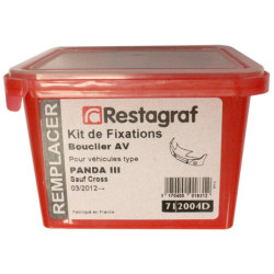 Kit met bevestigingsmateriaal voor Voorbumper PANDA IIII Alle modellen m.u.v. Cross 03.2012 →