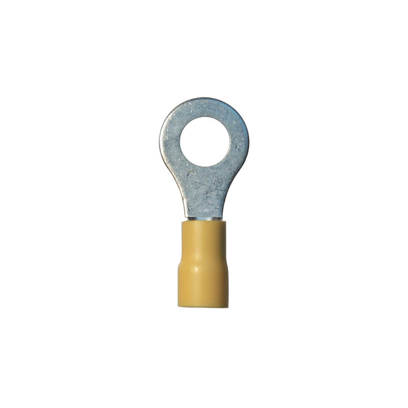 UNREINFORCED PRE-INSULATED ROUND TERMINAL Ø 8 mm (2,6 → 6 mm²)