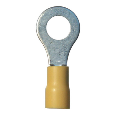 UNREINFORCED PRE-INSULATED ROUND TERMINAL Ø 8 mm (2,6 → 6 mm²)