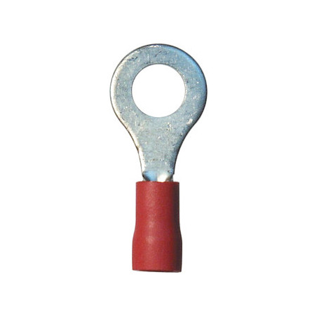 NIET-VERSTEVIGDE, VOORGEÏSOLEERDE, RONDE KABELSCHOEN  Ø 6 mm (0,3 → 1,5 mm²)