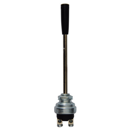 IMPULSHEBELTASTER Ø 11 mm 12/24V - 10A (2-POLIG SCHRAUBBAR)