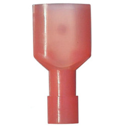 MÄNNLICH VOLLISOLIERT FLACHSTECKHÜLSE KABELSCHUH 6,35 X 0,8 mm (0,3 → 1,5 mm²)