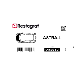 Fasteners kit for bonnet ASTRA-L (OV5) 10.2021 →