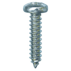 ZELFTAPPENDE SCHROEF MET GEWELFDE CILINDERKOP WIT ZINK Ø 5,5 X 25 mm DIN 7981
