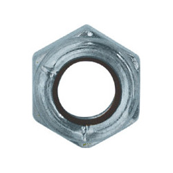 ÉCROU HEXAGONAL AUTO-FREINÉ À BAGUE NYLON CL8 M7-1.00 DIN 982