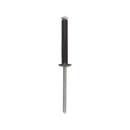 RIVET ÉPANOUI NOIR Ø 4 X 26 mm PLAQUE D'IMMATRICULATION