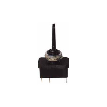 INTERRUPTEUR À IMPULSION À LEVIER  Ø 13 mm 12V - 10A (2 BROCHES)