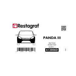 Fasteners kit for front bumper PANDA III Except CROSS 03.2012 →